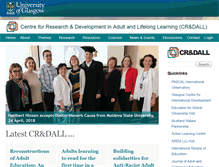 Tablet Screenshot of cradall.org